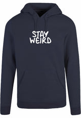 Hoodie - Stay Wierd Navy
