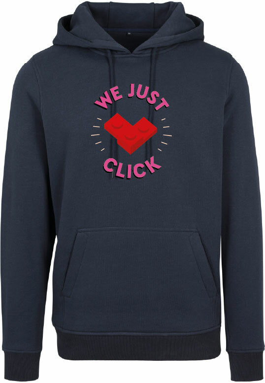 Hoodie - We just clic Navy