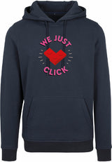 Hoodie - We just clic Navy
