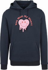 Hoodie - You melt my heart Navy