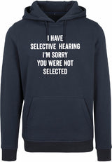 Hoodie - You were not selected Navy
