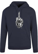 Hoodie - Middlefinger Navy