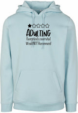 Hoodie - Adulting Ocean Blue
