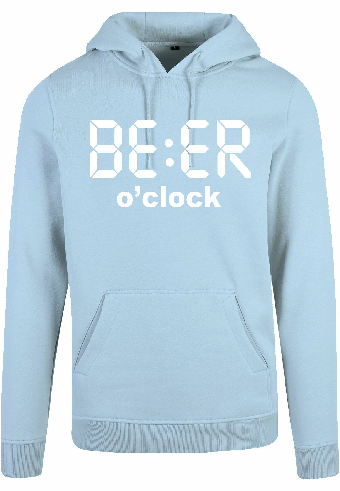 Hoodie - Beer O'Clock Ocean Blue