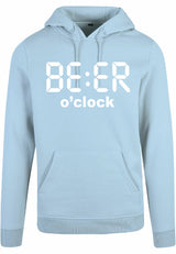 Hoodie - Beer O'Clock Ocean Blue