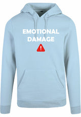 Hoodie - Emotional Damage Ocean Blue