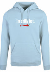 Hoodie - I'm chilly hot Ocean Blue