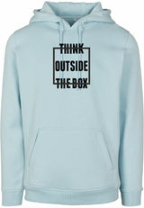 Hoodie - Outside the box Ocean Blue