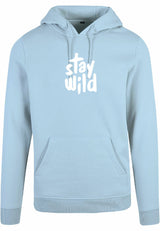 Hoodie - Stay Wild Ocean Blue