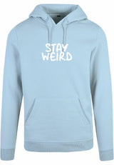 Hoodie - Stay Wierd Ocean Blue