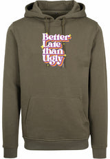 Hoodie - Better Late Olive