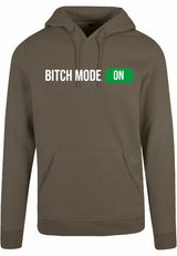 Hoodie - Bitch Mode Olive