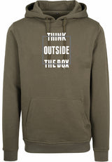Hoodie - Outside the box Olive
