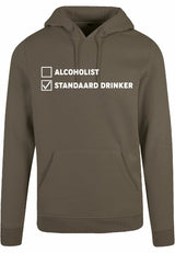 Hoodie - Standaard drinker Olive