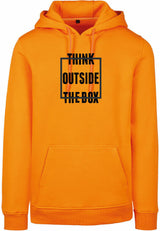 Hoodie - Outside the box Paradise Orange
