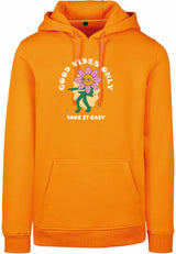 Hoodie - Take it easy Paradise Orange