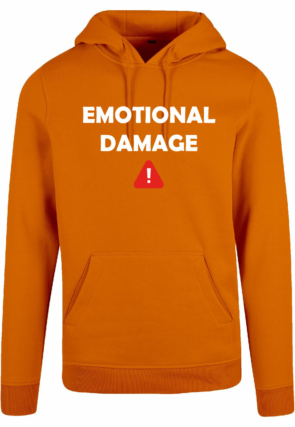 Hoodie - Emotional Damage Paradise Orange