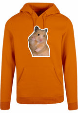 Hoodie - Hamster Peace Paradise Orange