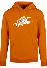 Hoodie - Shit Happens Paradise Orange