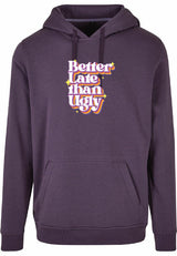 Hoodie - Better Late Purple Night