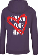 Hoodie - Follow your heart Purple Night
