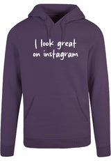Hoodie - I look great Purple Night