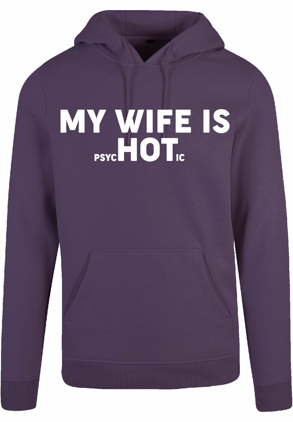Hoodie - My wife is.. Purple Night