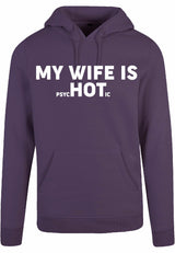 Hoodie - My wife is.. Purple Night