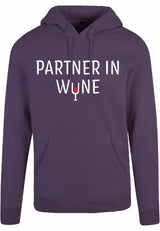 Hoodie - Partner in Wine Purple Night