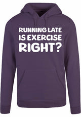 Hoodie - Running late Purple Night