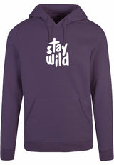 Hoodie - Stay Wild Purple Night