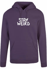 Hoodie - Stay Wierd Purple Night