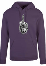 Hoodie - Middlefinger Purple Night
