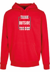 Hoodie - Outside the box Red
