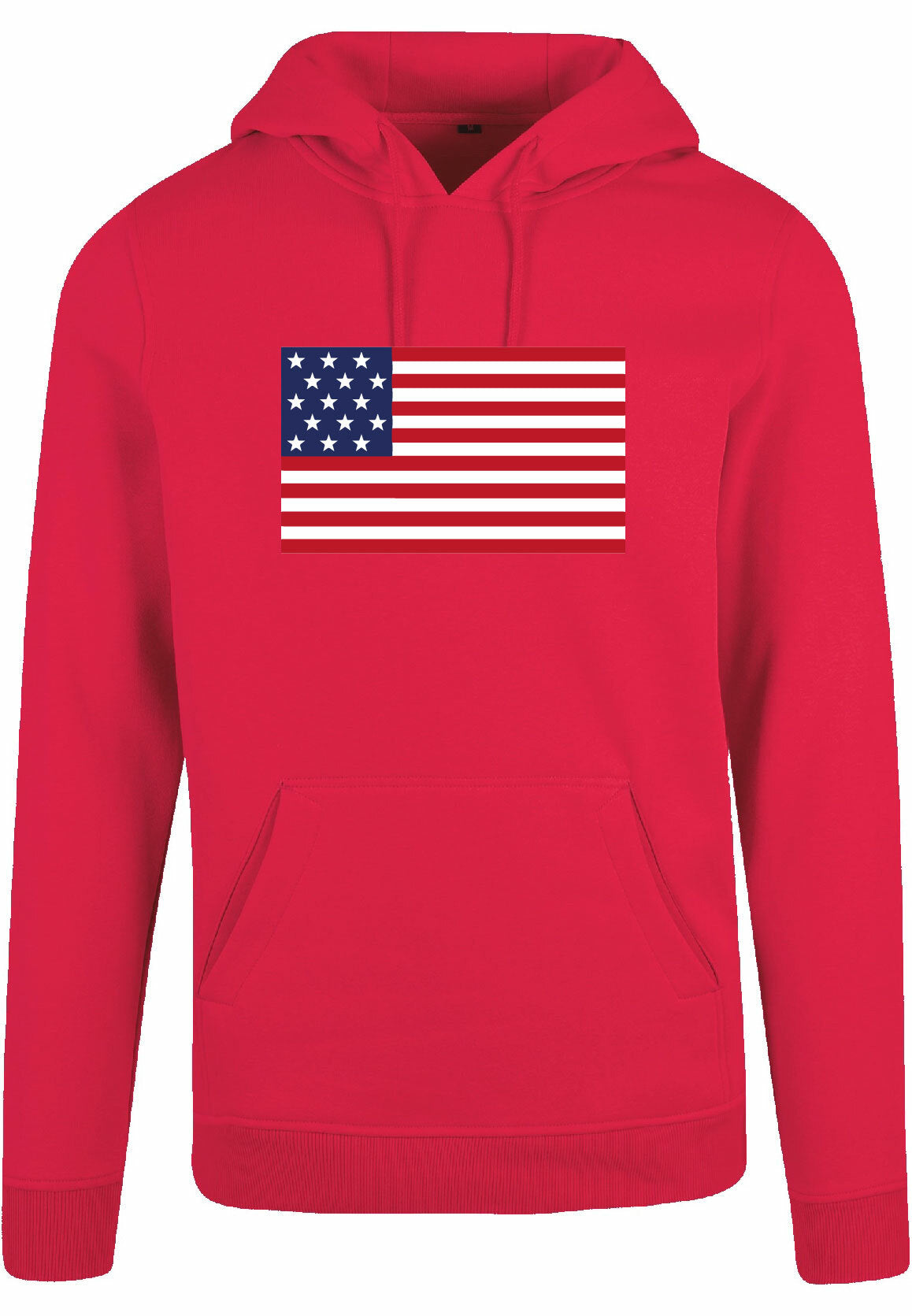 Hoodie - American Flag Ruby