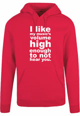 Hoodie - I like my music Ruby