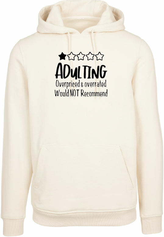 Hoodie - Adulting Sand