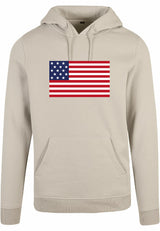 Hoodie - American Flag Sand