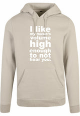 Hoodie - I like my music Sand