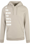 Hoodie - Never Try, Never Know