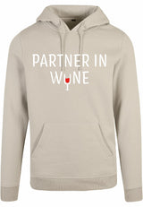 Hoodie - Partner in Wine Sand