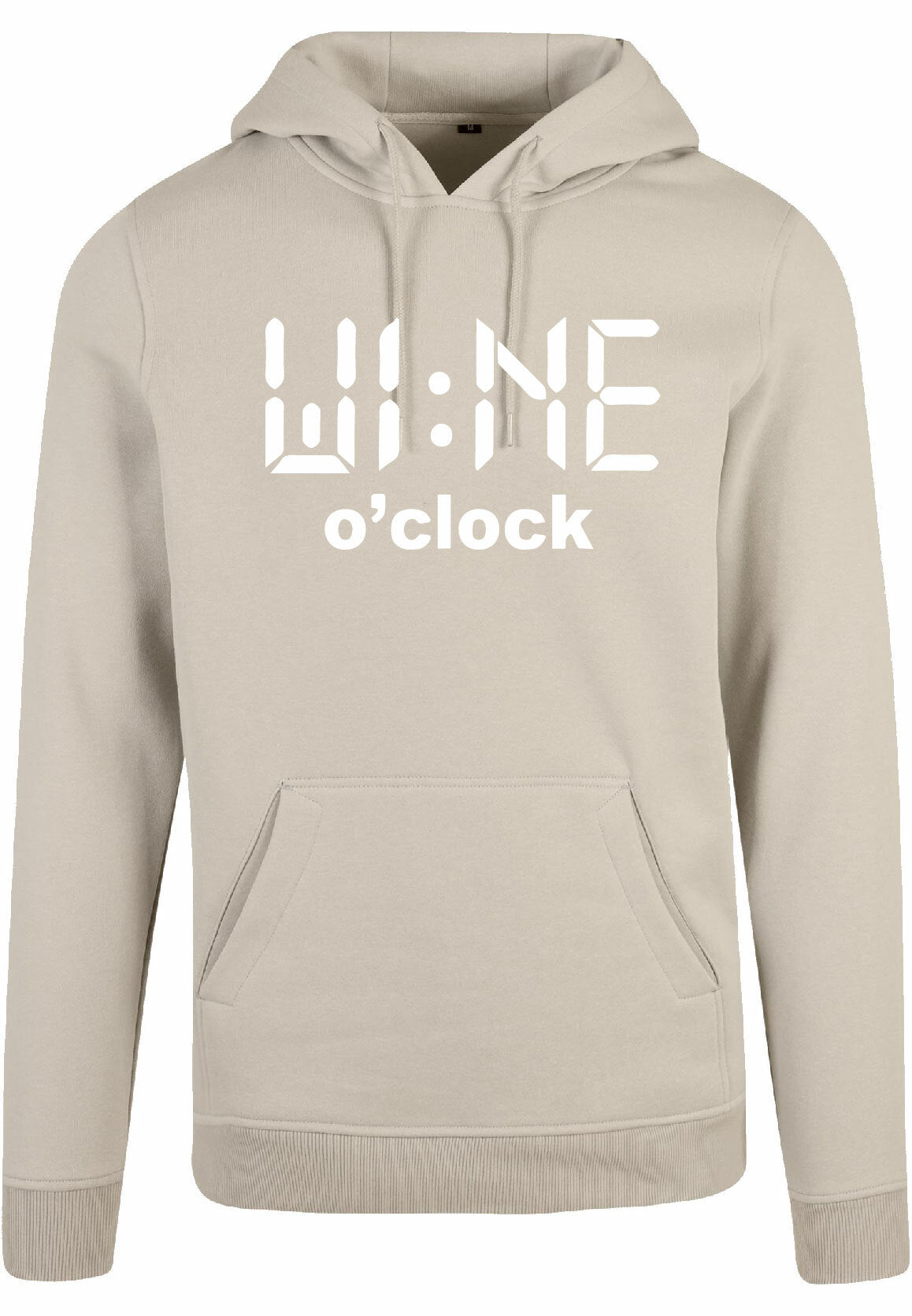 Hoodie - Wine O'Clock Sand