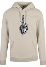 Hoodie - Middlefinger Sand