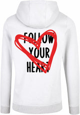 Hoodie - Follow your heart White