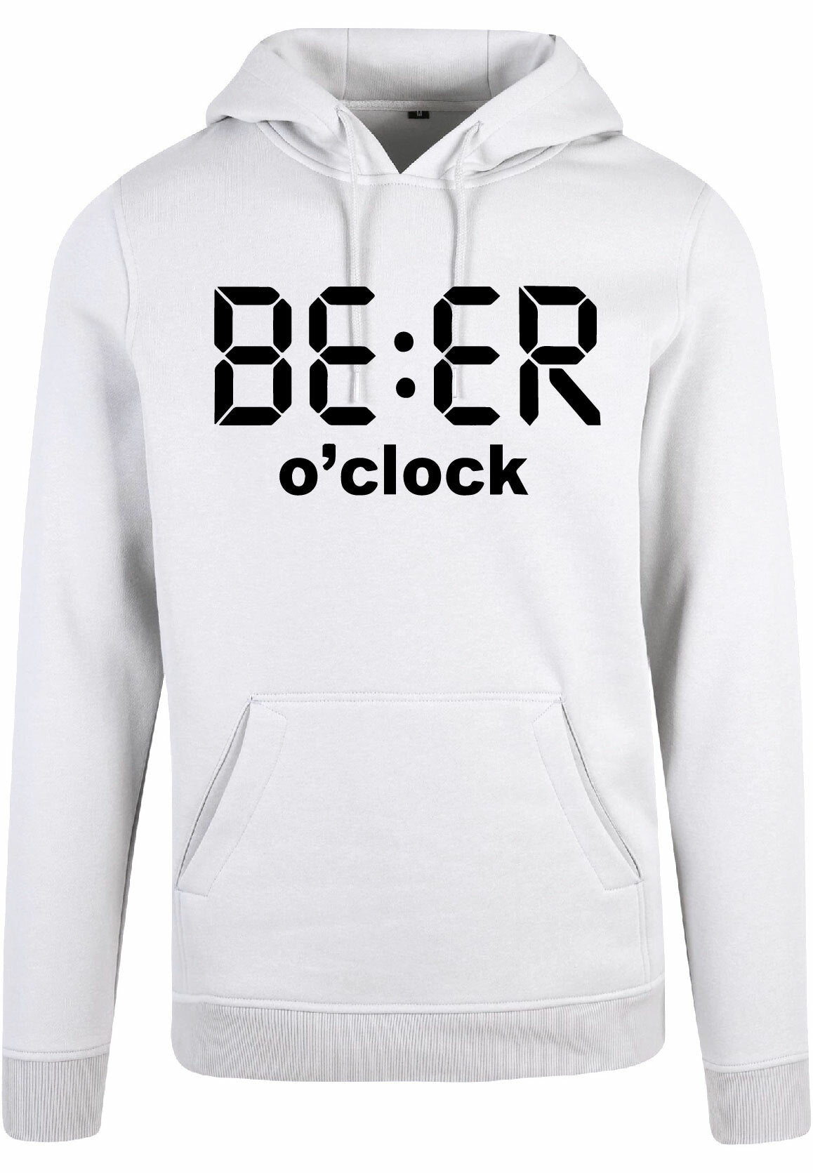 Hoodie - Beer O'Clock White