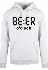 Hoodie - Beer O'Clock White
