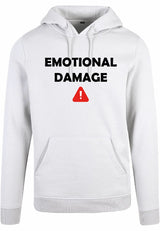 Hoodie - Emotional Damage White