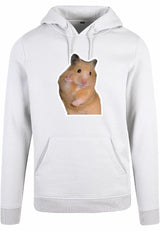 Hoodie - Hamster Peace White