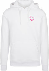 Hoodie - Hartje White