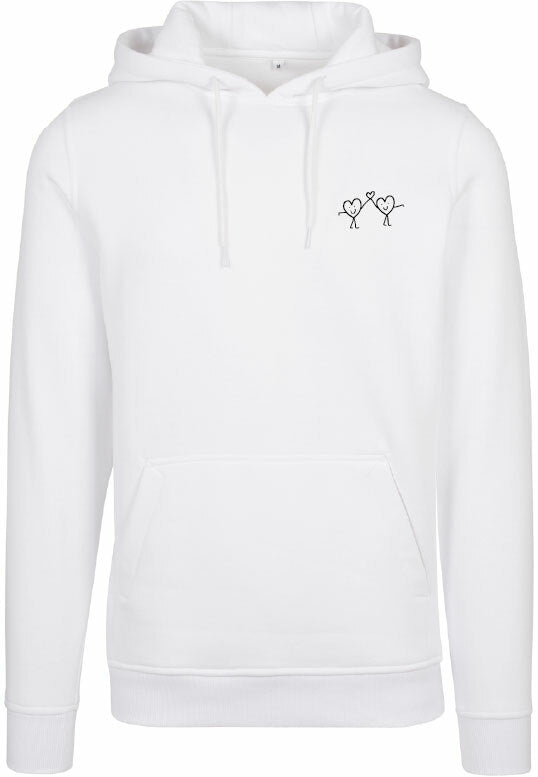 Hoodie - Hart in hart White